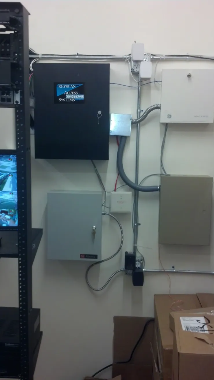 Keyscan access control panel install
